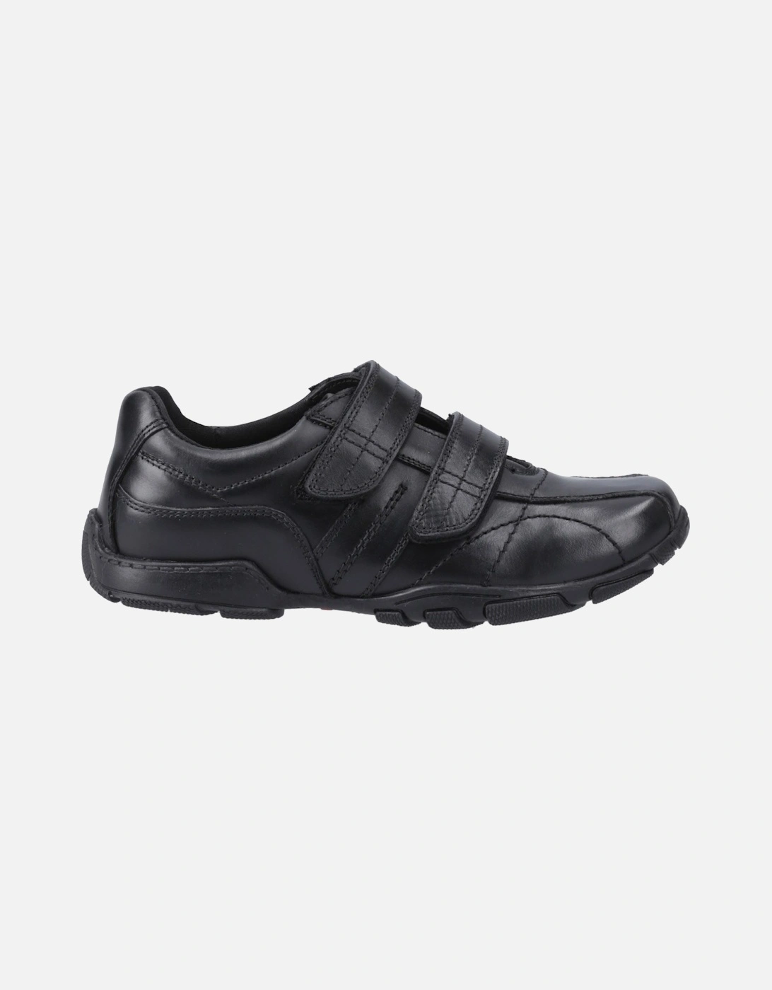 Vance Leather Boys's Black Loafers