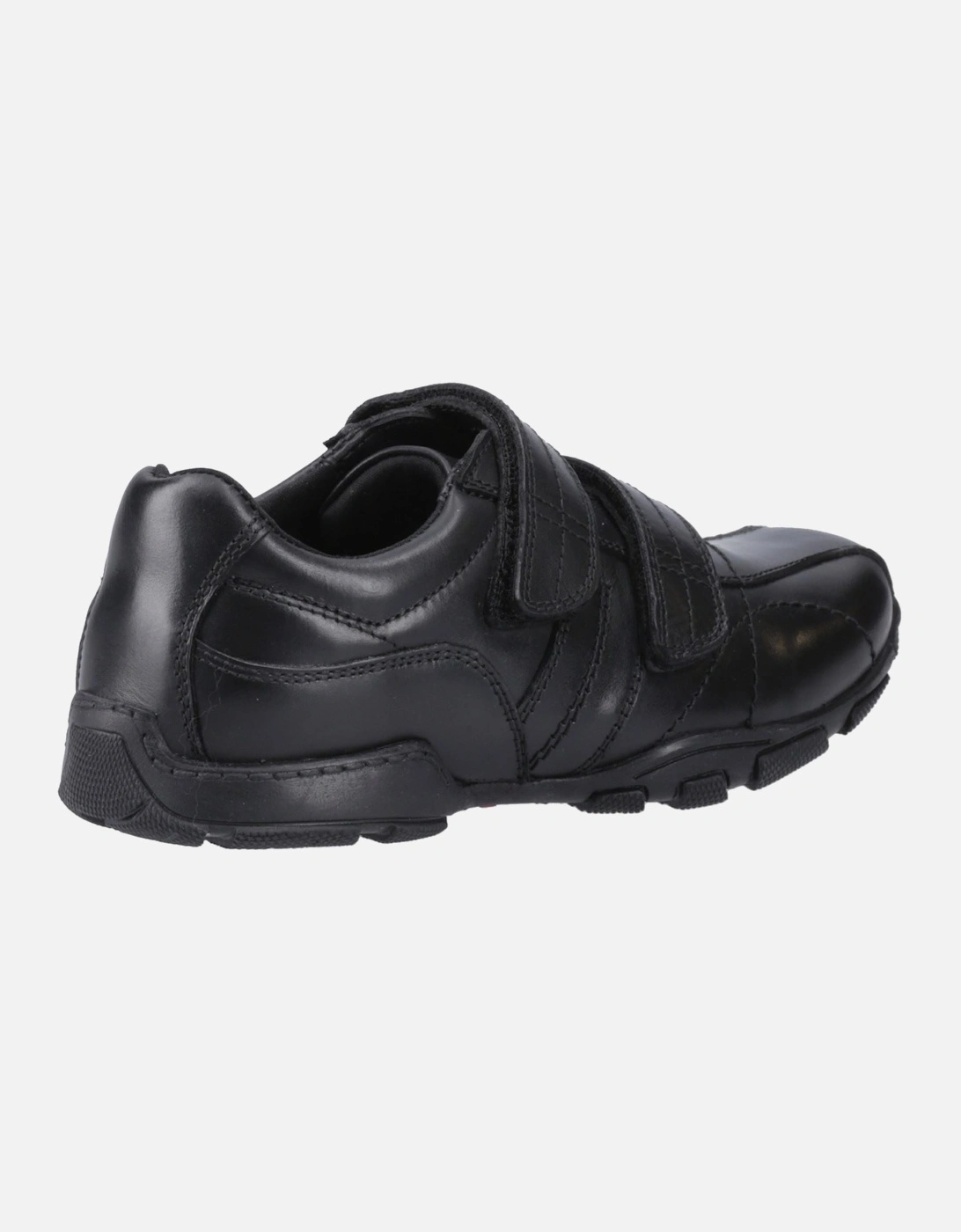Vance Leather Boys's Black Loafers