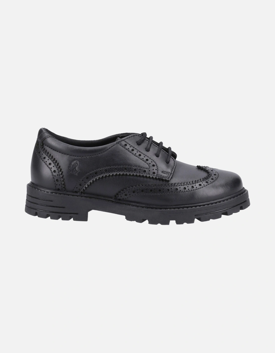 Maxine Senior Leather Girls's Black Brogues