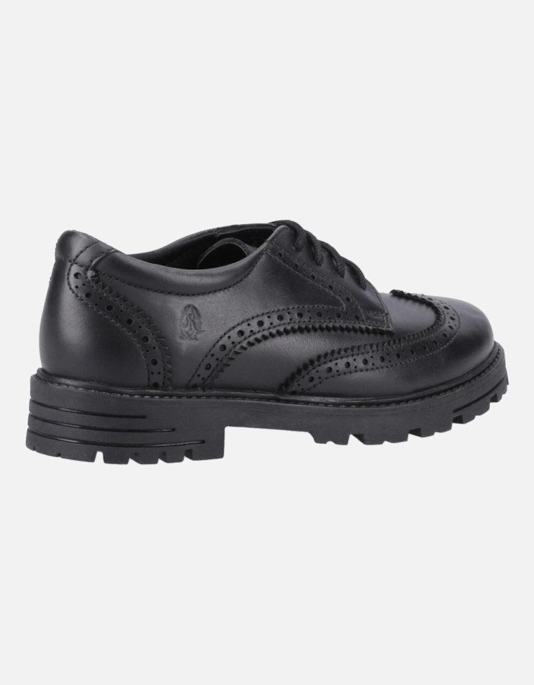 Maxine Senior Leather Girls's Black Brogues