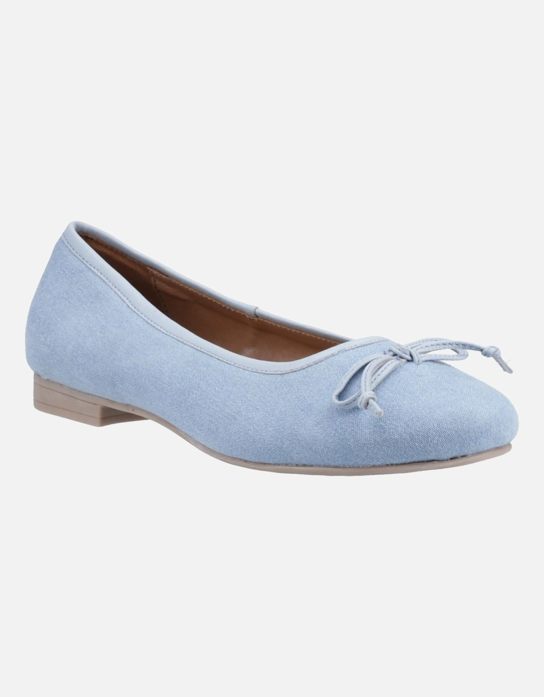 Naomi Textile Women's Denim Flats, 6 of 5