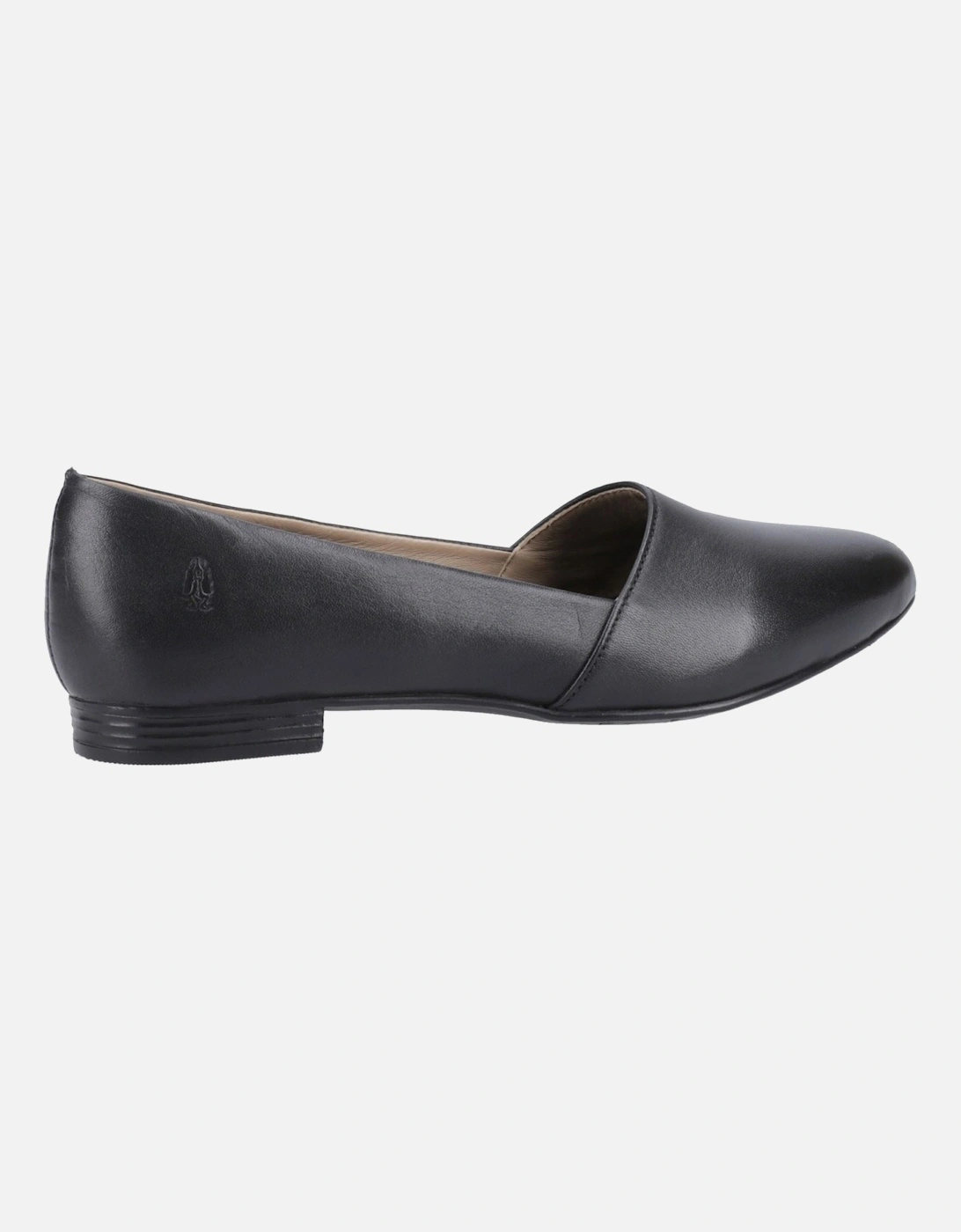 Lola Senior Leather Girls's Black Ballet Flats