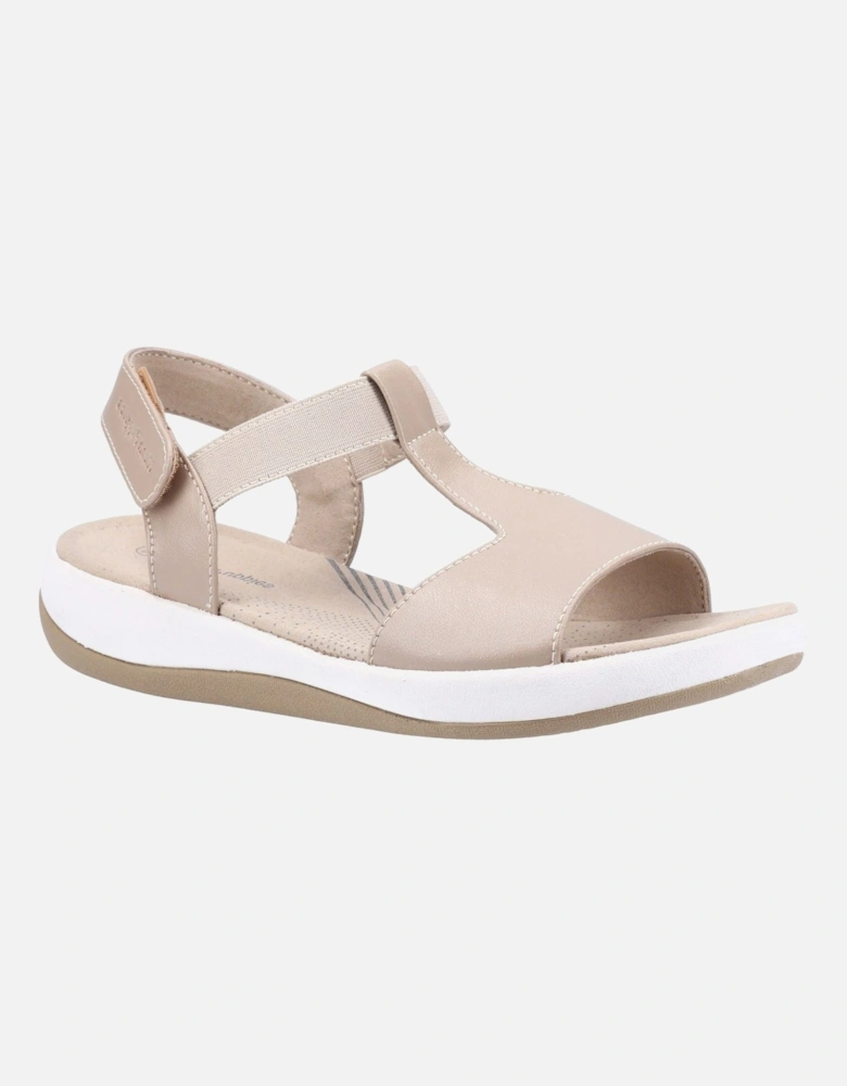 Sylvie Leather Women's Taupe Sandals