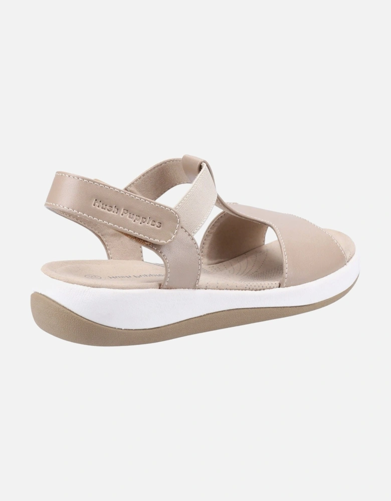 Sylvie Leather Women's Taupe Sandals