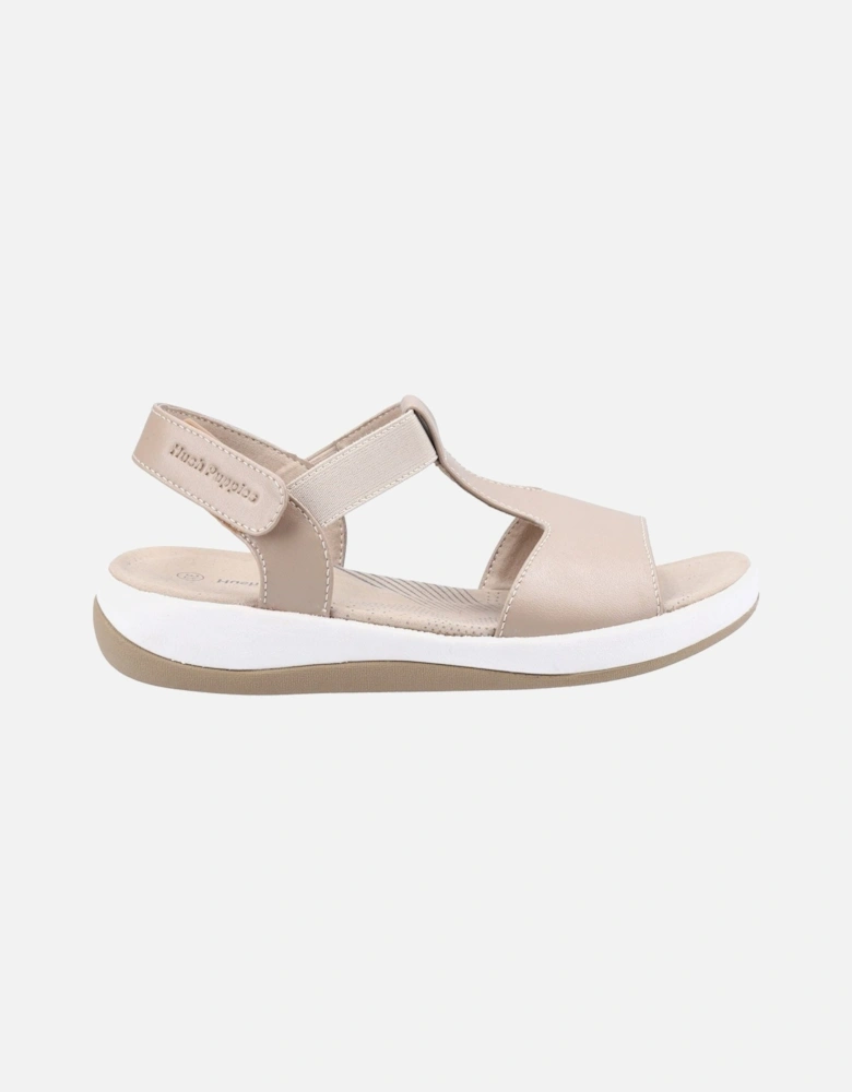 Sylvie Leather Women's Taupe Sandals