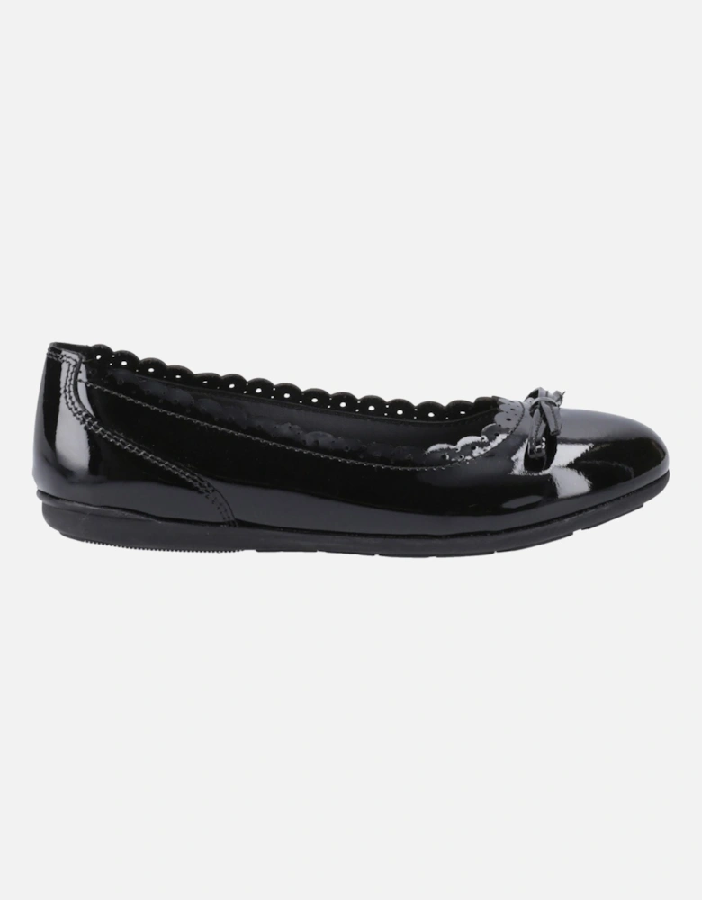 Lillie Ballerina Patent Leather Girls's Black Ballet Flats