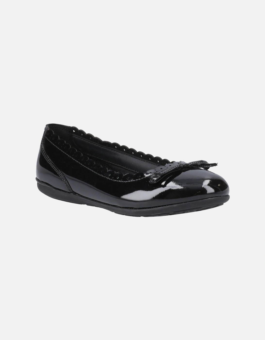 Lillie Ballerina Patent Leather Girls's Black Ballet Flats, 6 of 5