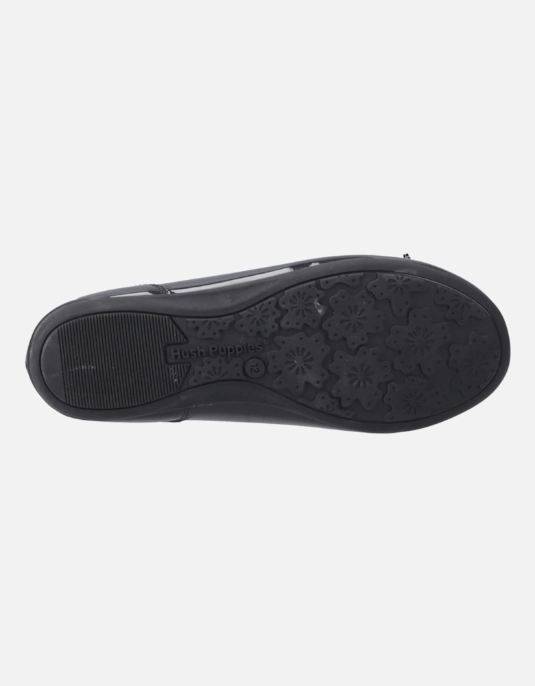 Lillie Ballerina Patent Leather Girls's Black Ballet Flats