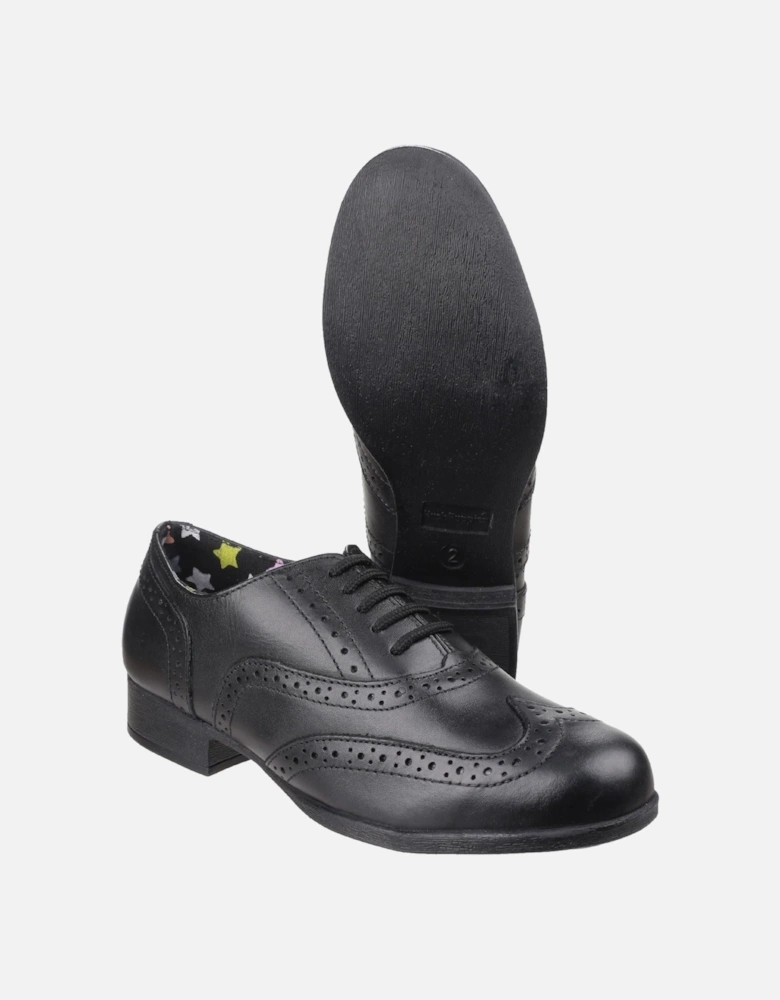 Kada Junior Leather Girls's Black Brogues