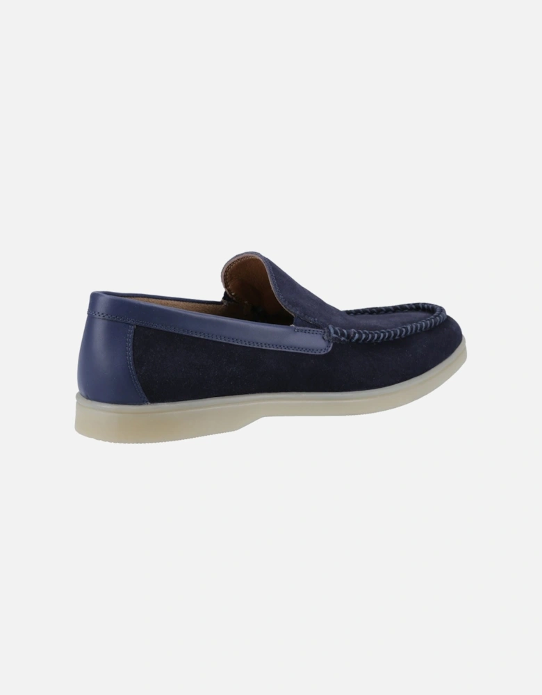 Leon Suede Men's Navy Loafers