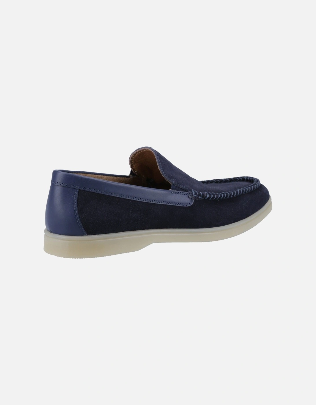 Leon Suede Men's Navy Loafers