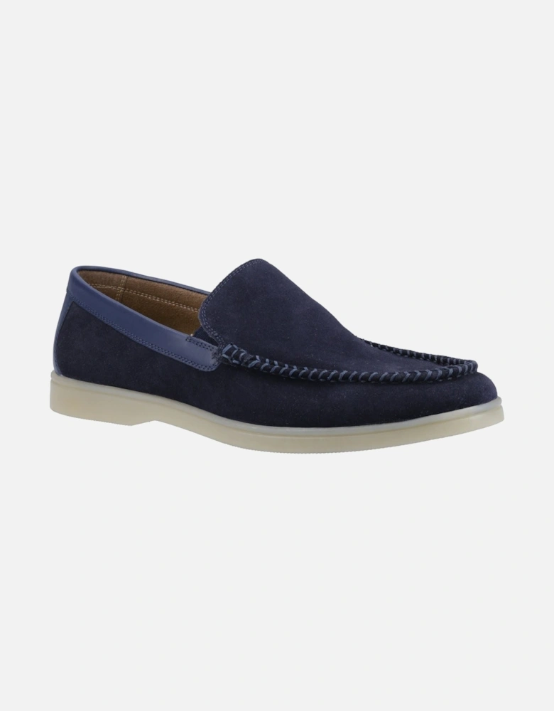 Leon Suede Men's Navy Loafers