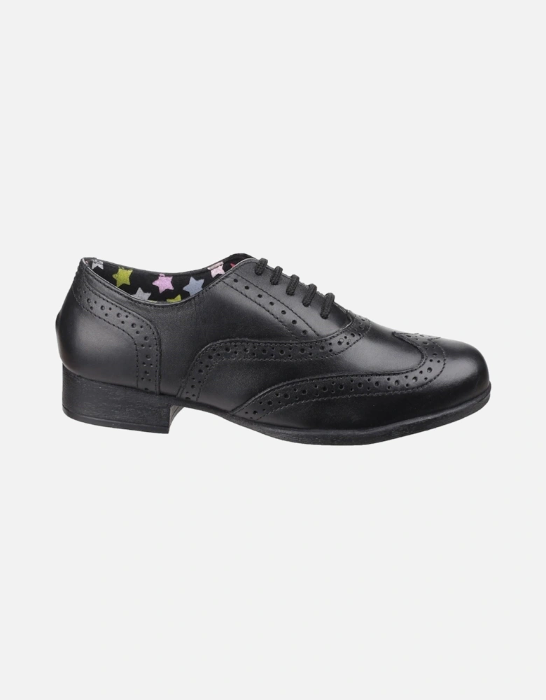 Kada Junior Leather Girls's Black Brogues