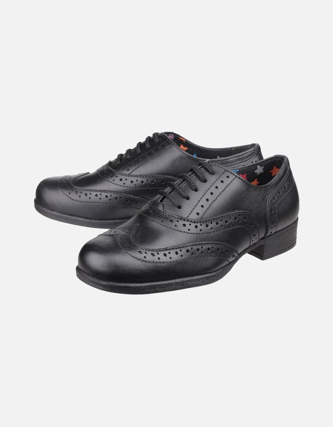 Kada Junior Leather Girls's Black Brogues