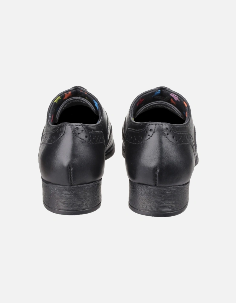 Kada Junior Leather Girls's Black Brogues