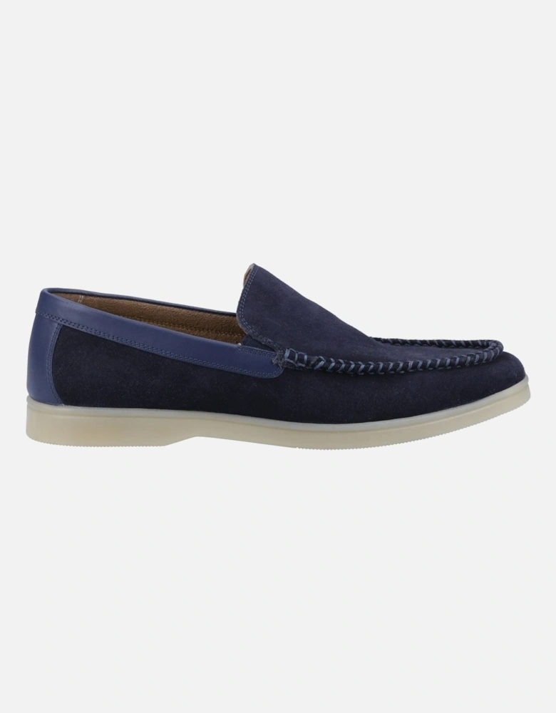 Leon Suede Men's Navy Loafers