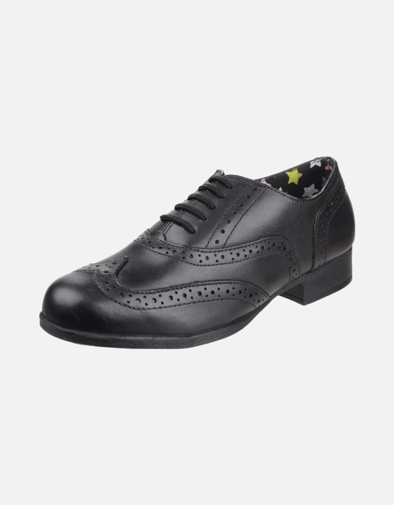 Kada Junior Leather Girls's Black Brogues