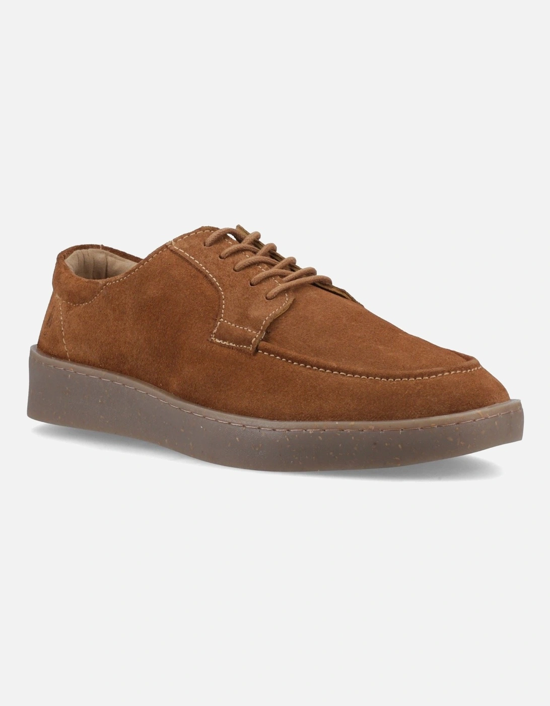 Hush Puppies Men's Hush Puppies Rafael Suede Men's Tan Lace-Up Shoes - Brown