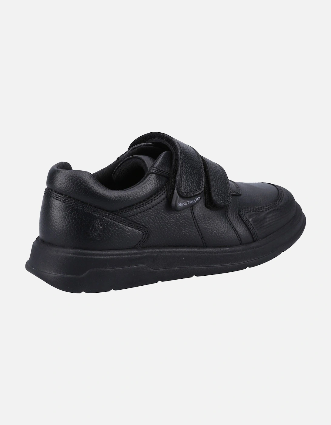 Ryan SNR Leather Boys's Black Shoes