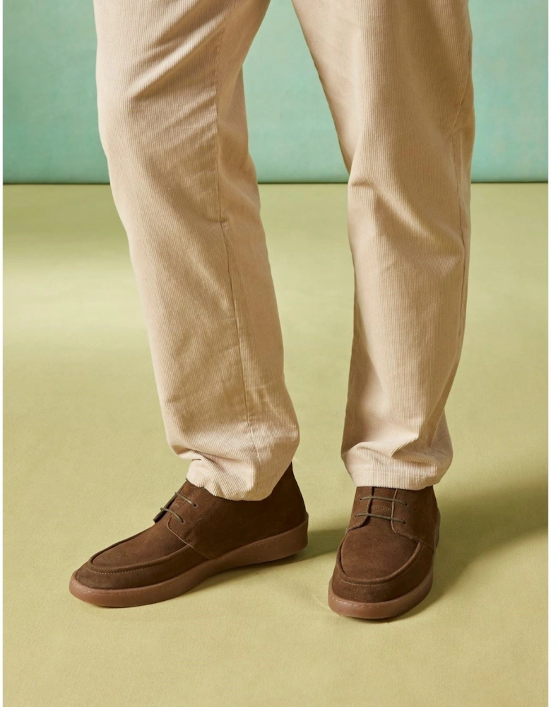 Rafael Suede Men's Tan Lace-Up Shoes