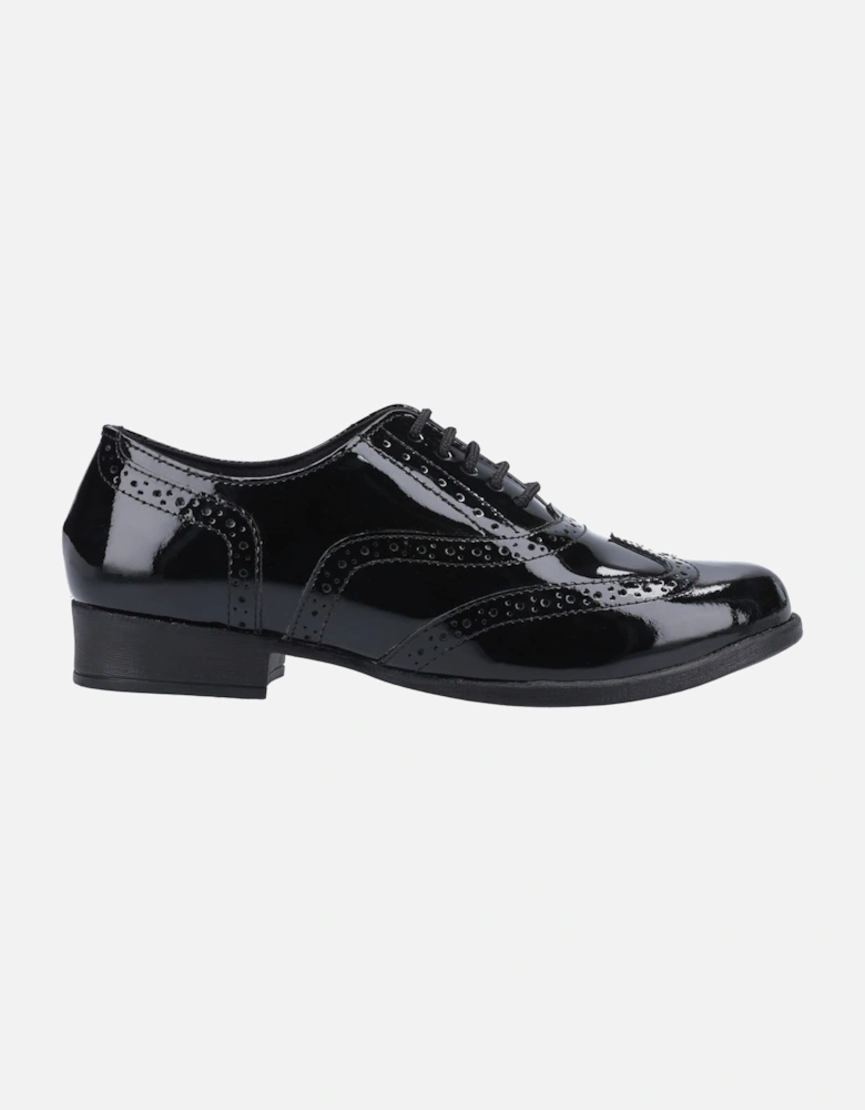Kada Junior Patent Leather Girls's Patent Black Brogues