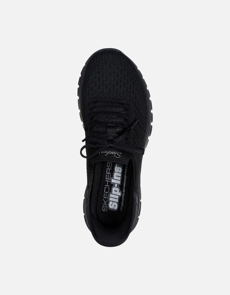 Graceful First Blush Textile Women's Black Trainers