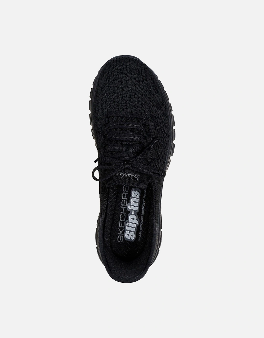 Graceful First Blush Textile Women's Black Trainers