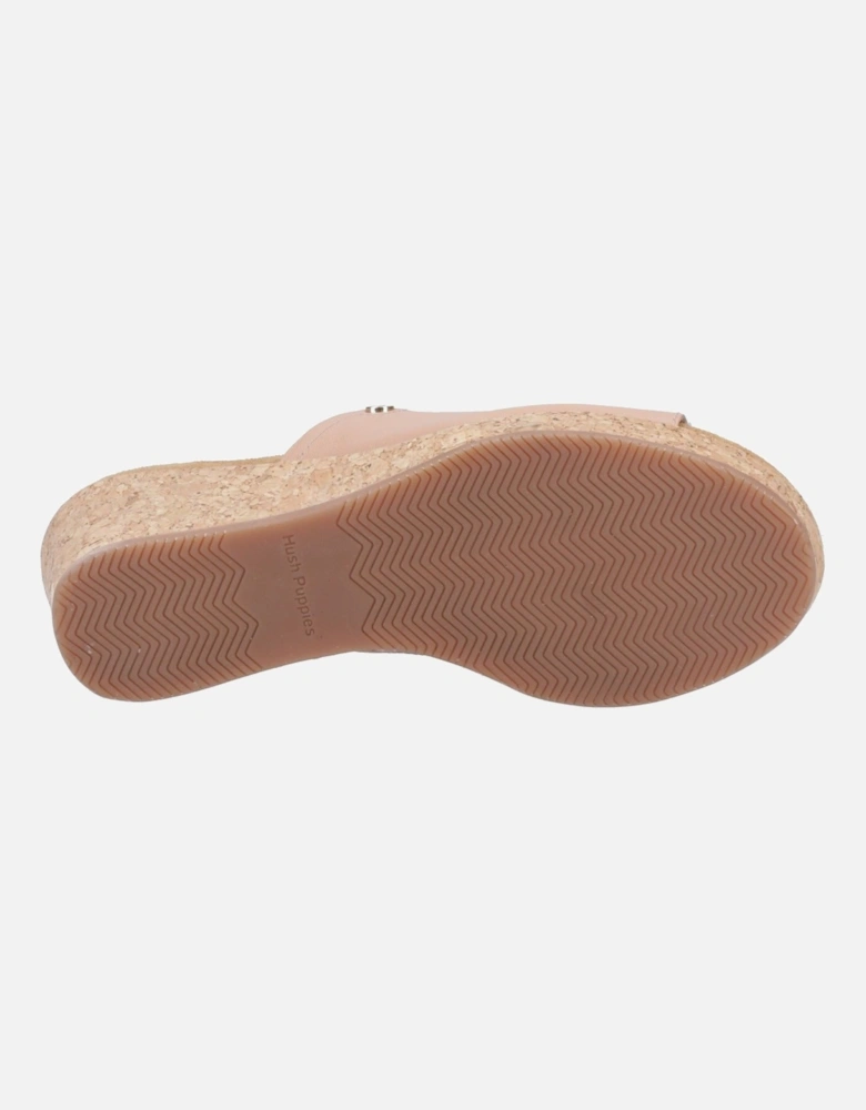Willow Leather Women's Cafe Creme Wedges