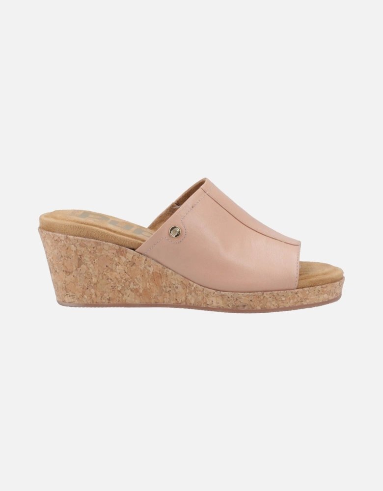 Willow Leather Women's Cafe Creme Wedges