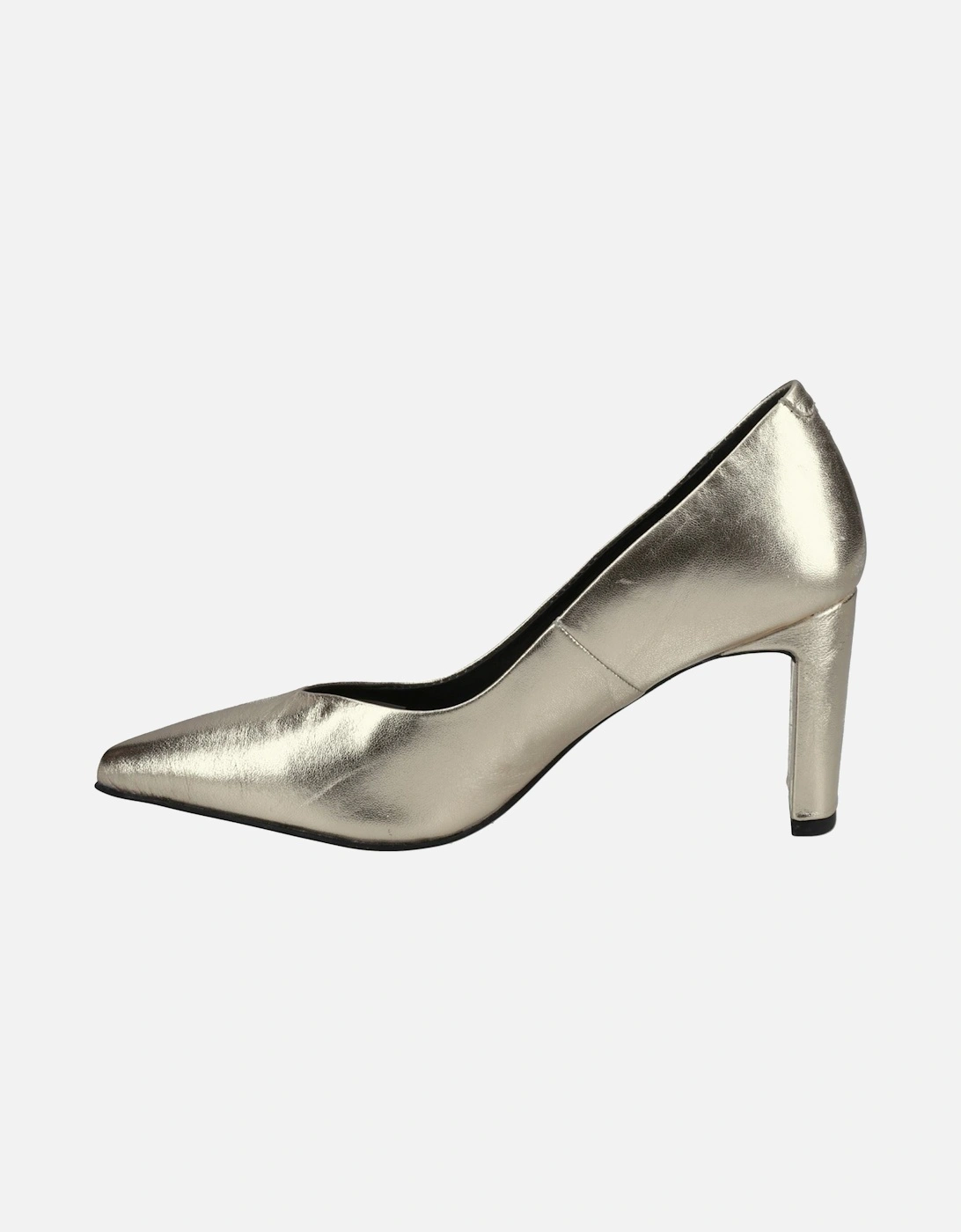 Olivia Suede Women's Gold Shoes