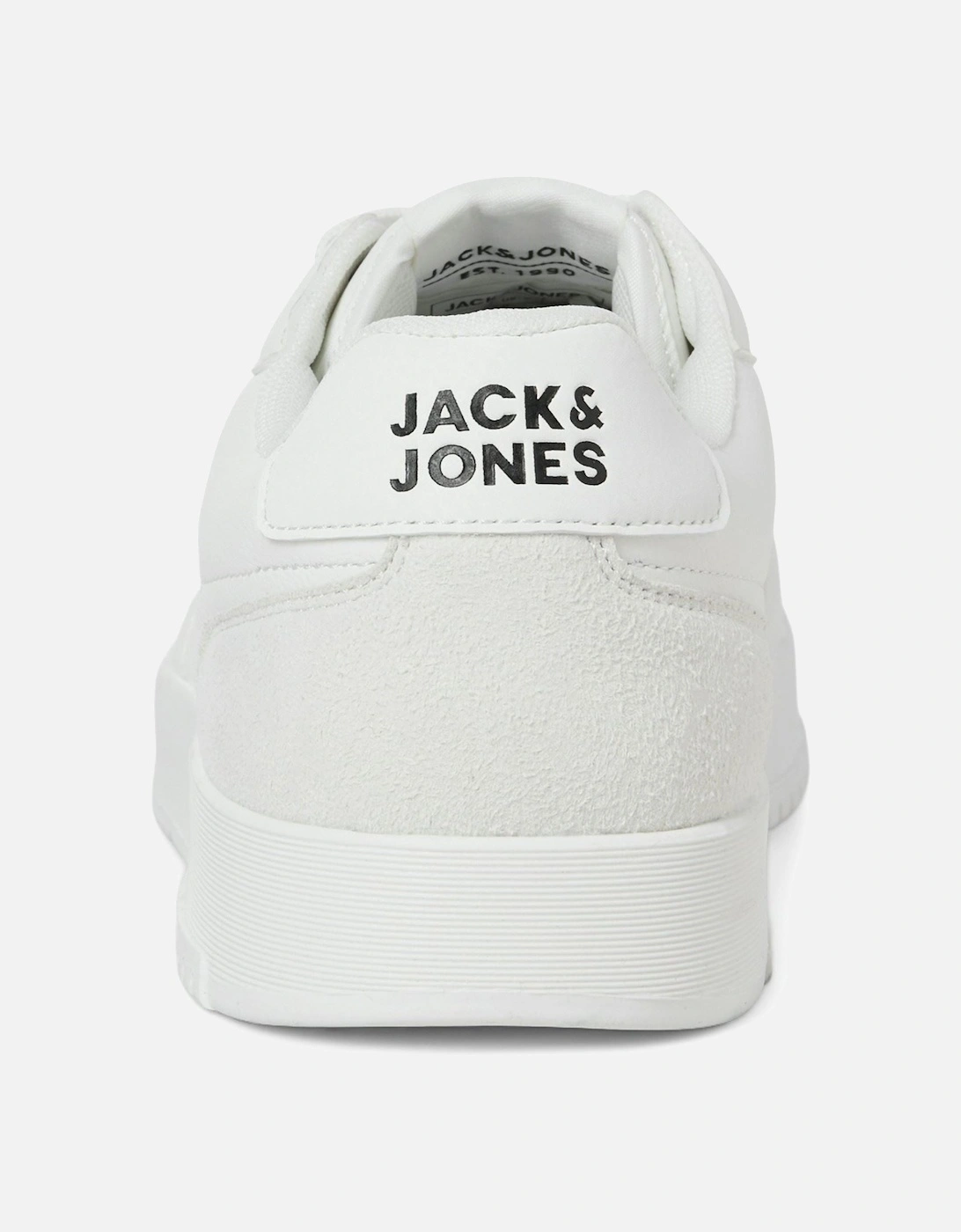 Ealing Polyurethane Men's White Silver Trainers