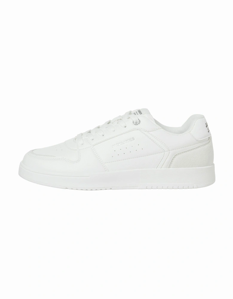 Ealing Polyurethane Men's White Silver Trainers