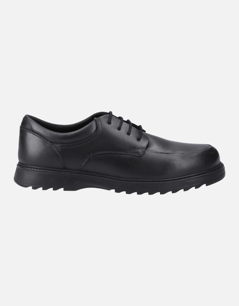 Romeo Leather Boys's Black Shoes