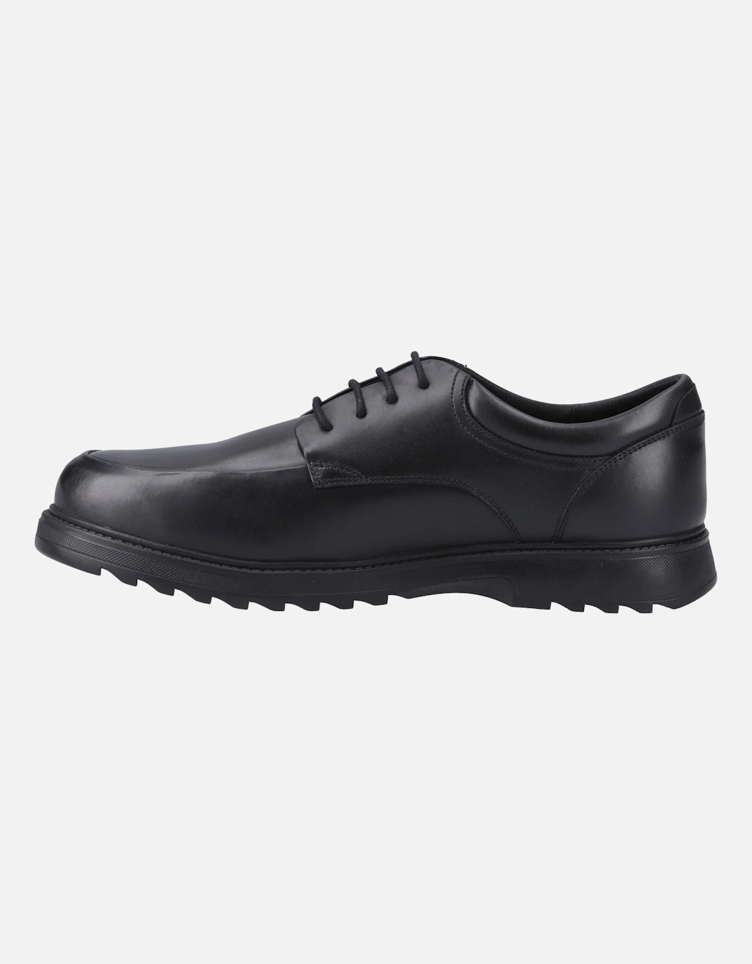 Romeo Leather Boys's Black Shoes