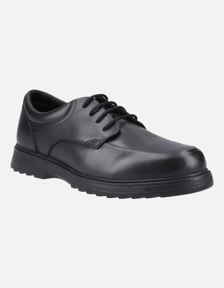 Romeo Leather Boys's Black Shoes