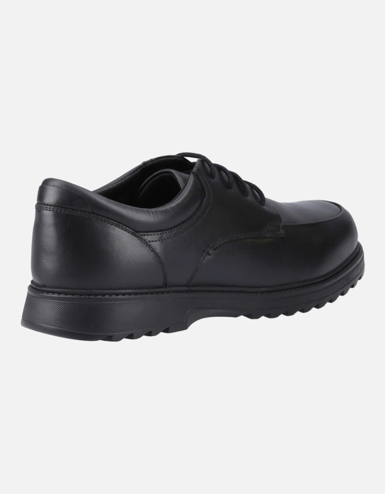 Romeo Leather Boys's Black Shoes