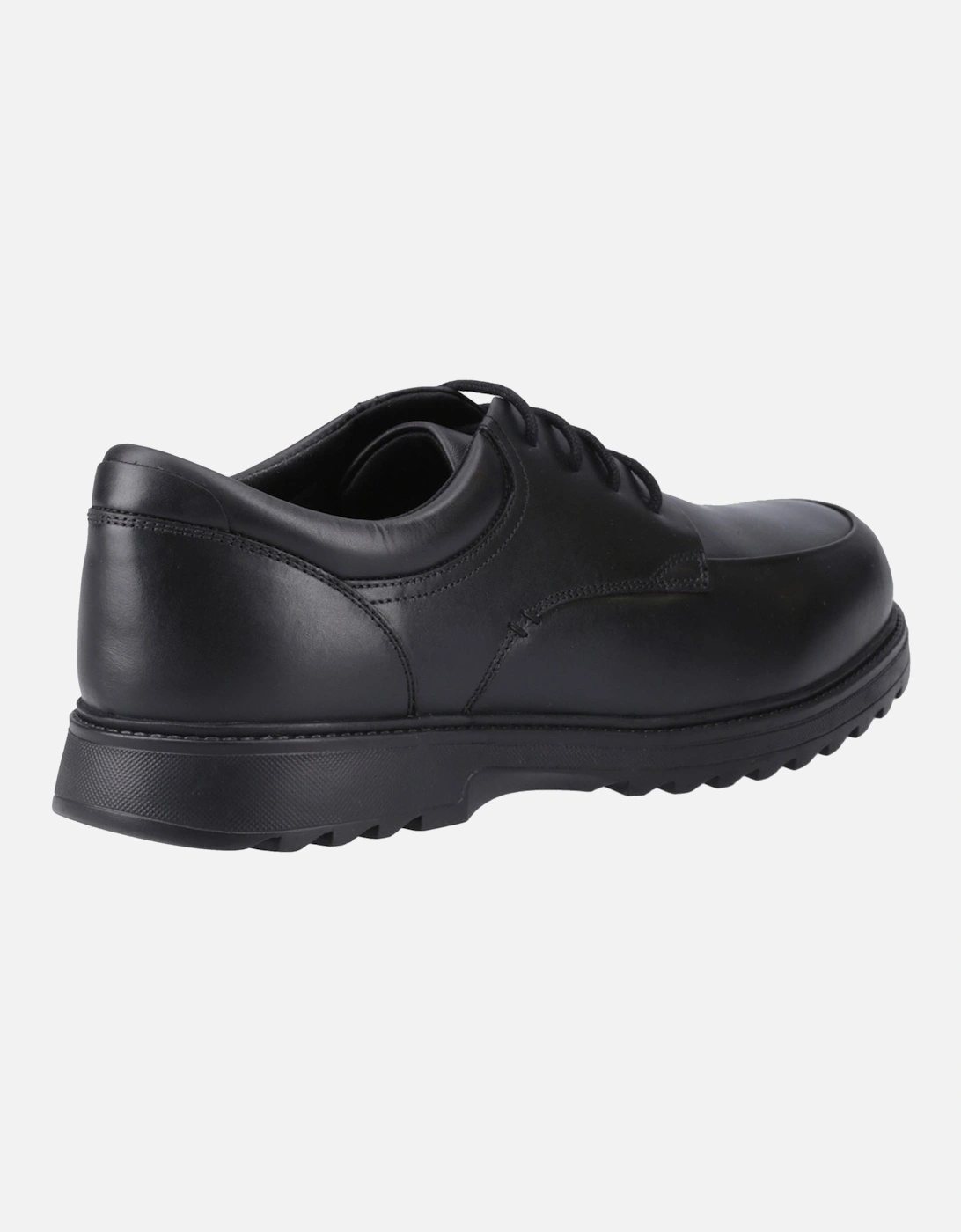 Romeo Leather Boys's Black Shoes