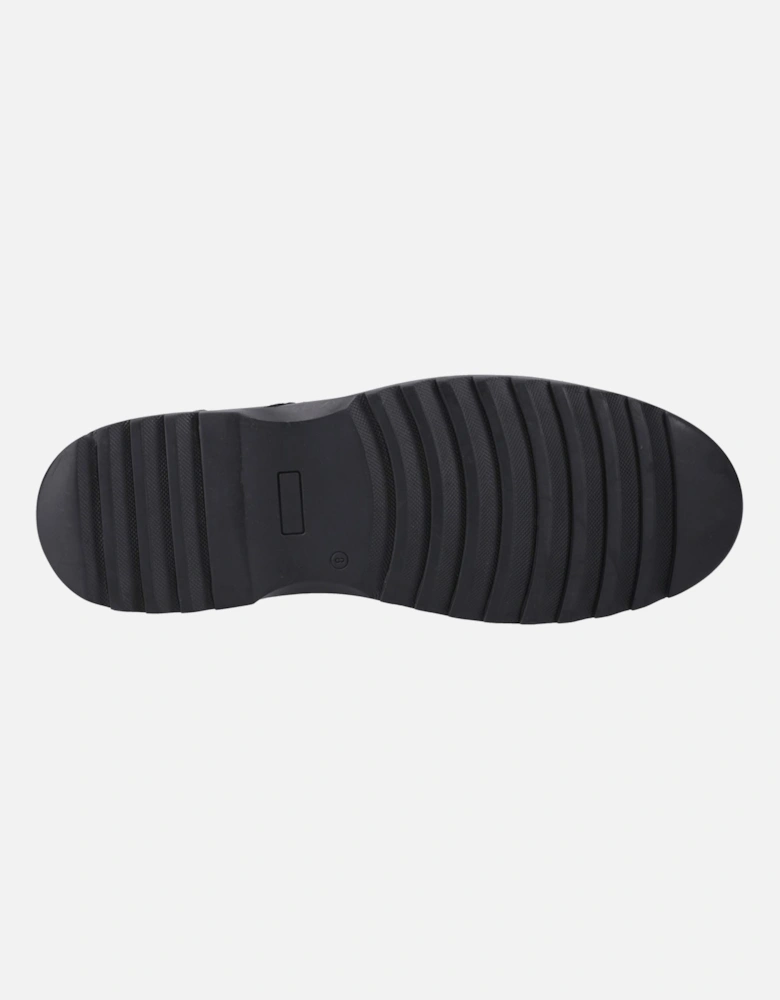 Romeo Leather Boys's Black Shoes