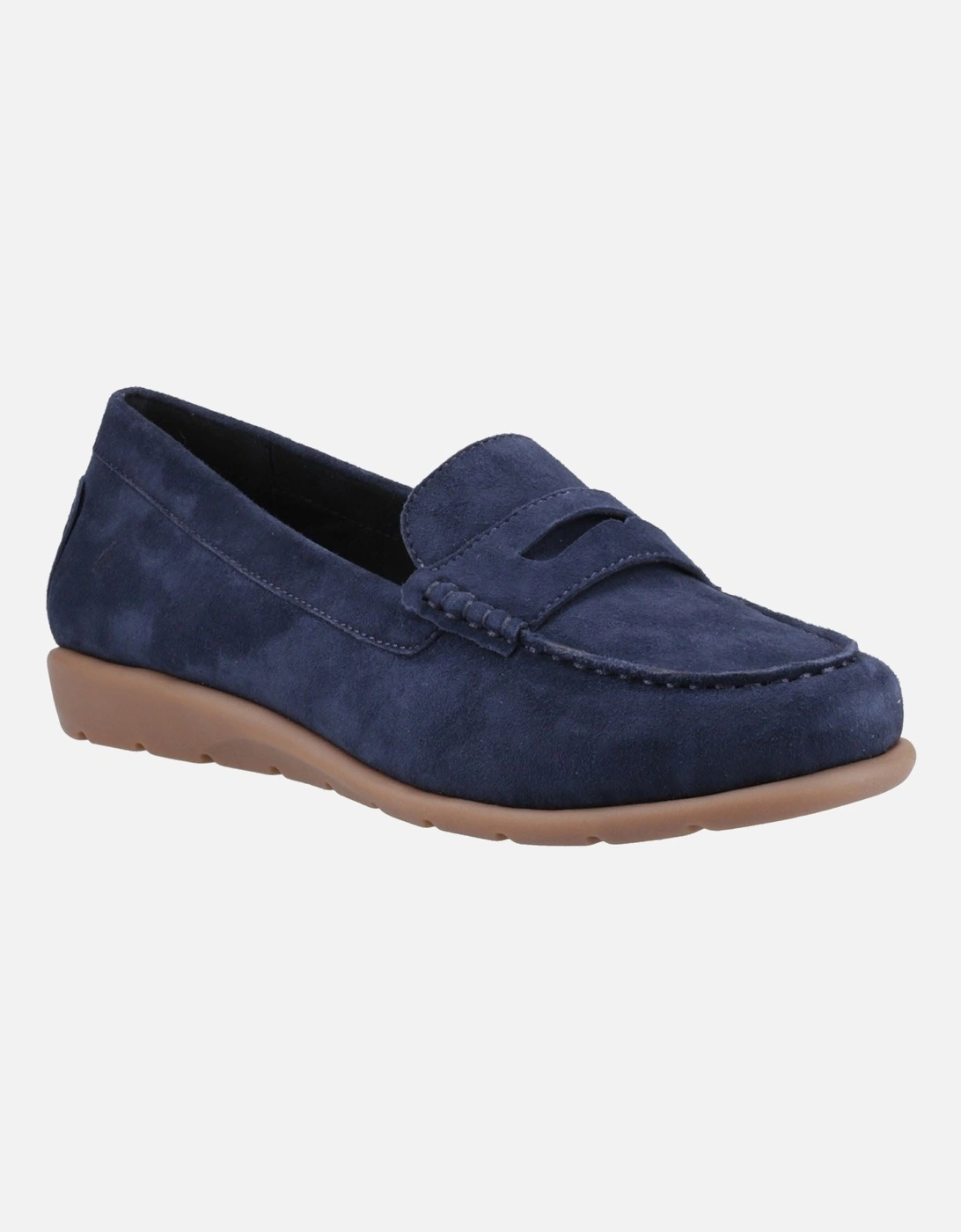 Shelby Suede Suede Women's Navy Loafers, 6 of 5