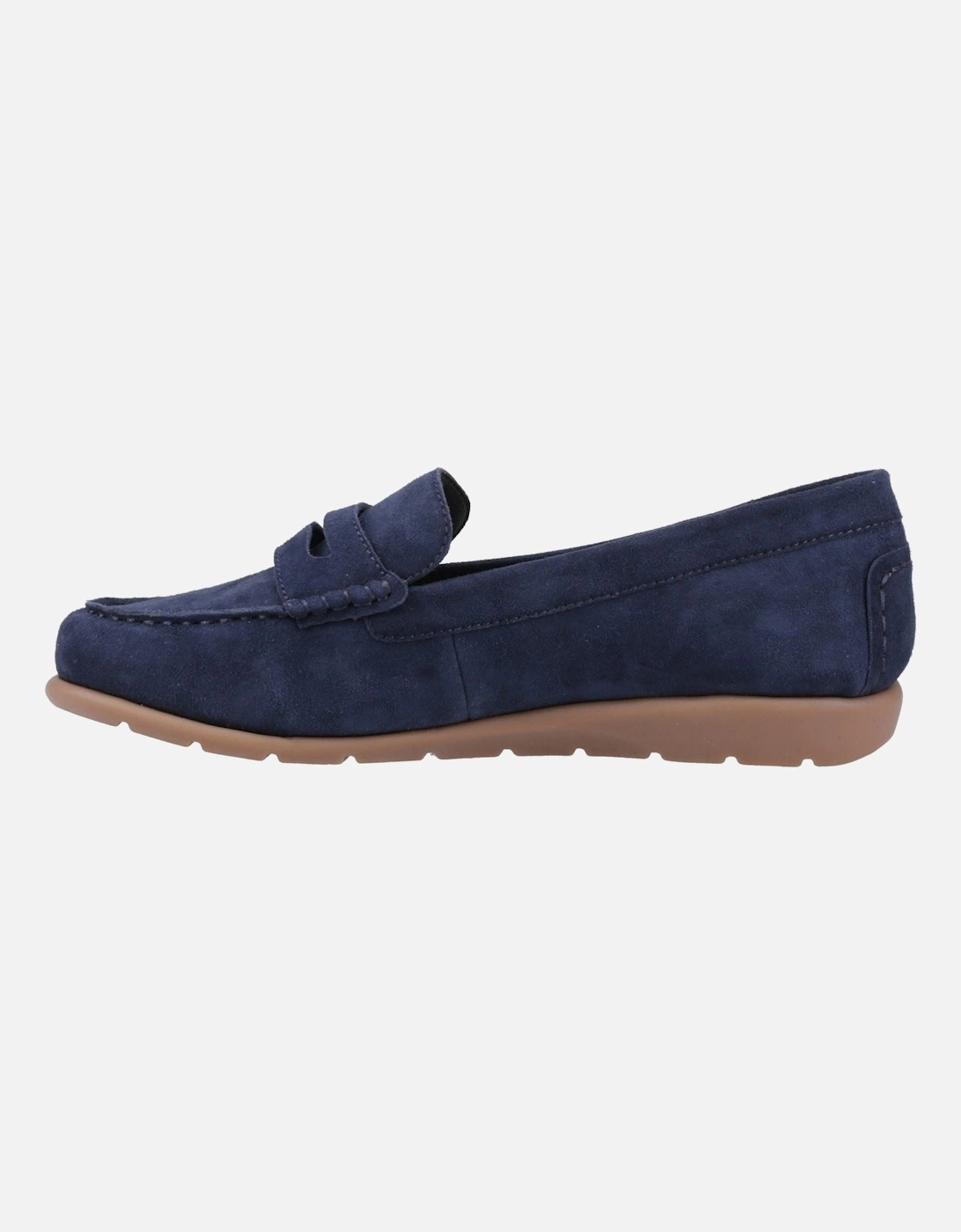 Shelby Suede Suede Women's Navy Loafers