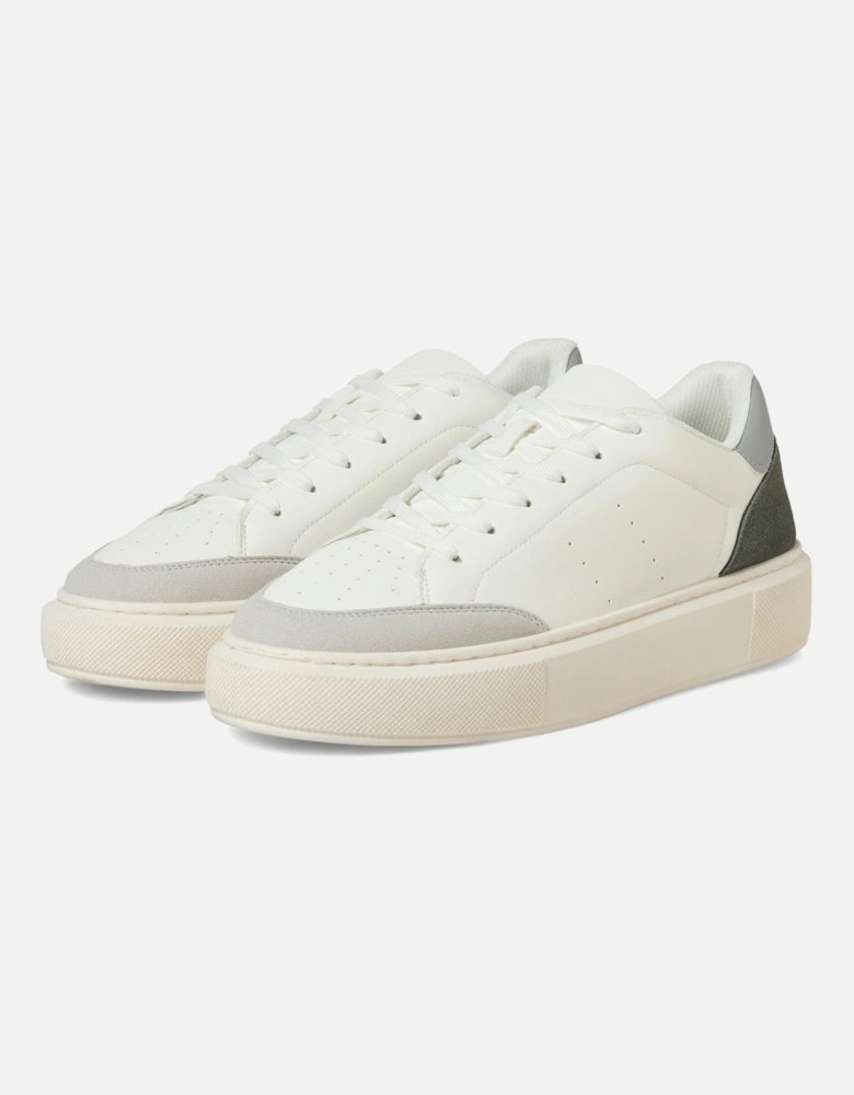 Aspire Court Polyurethane Men's White Vapour Blue/Castlerock Trainers