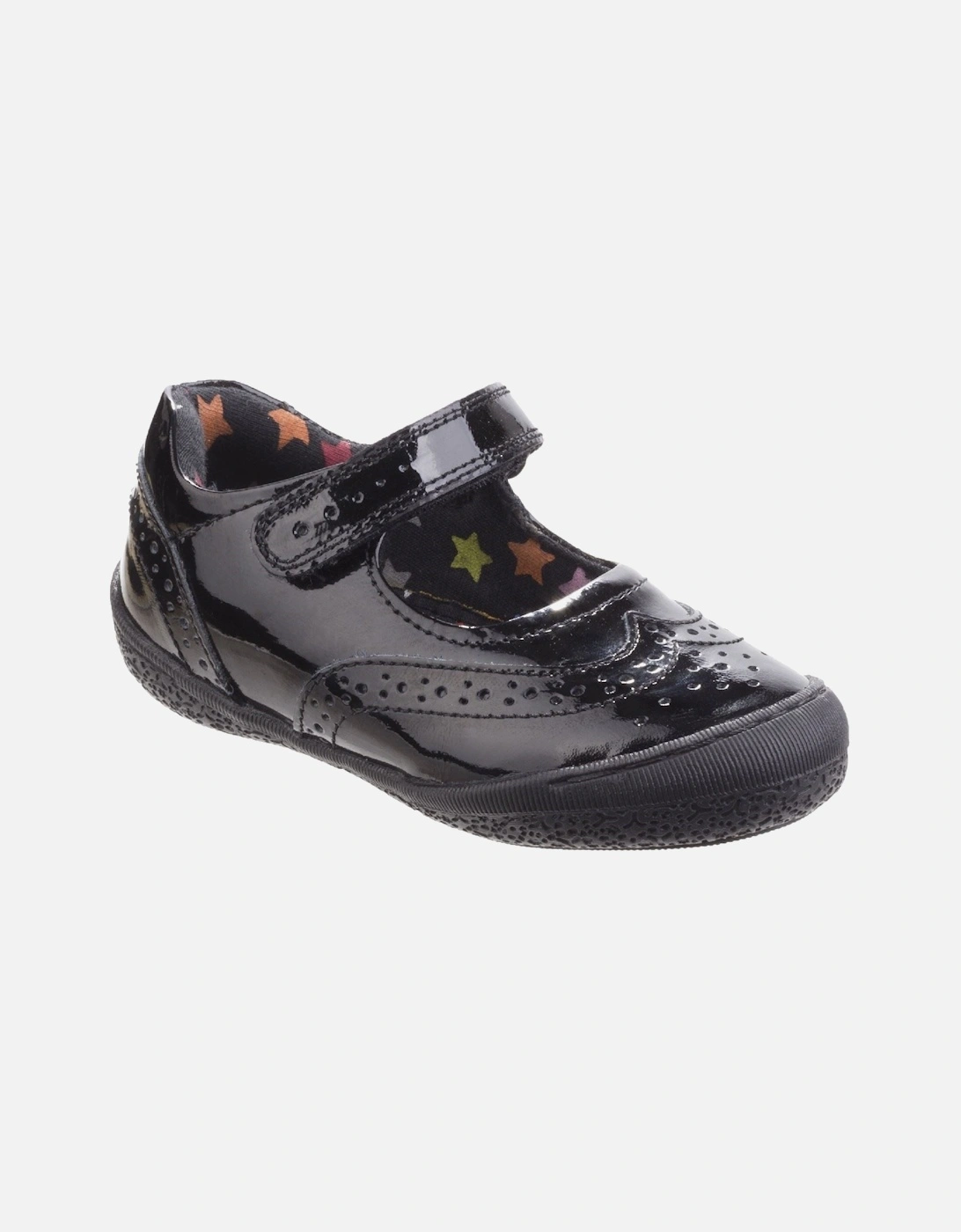 Rina Junior Patent Leather Girls's Patent Black Shoes, 10 of 9