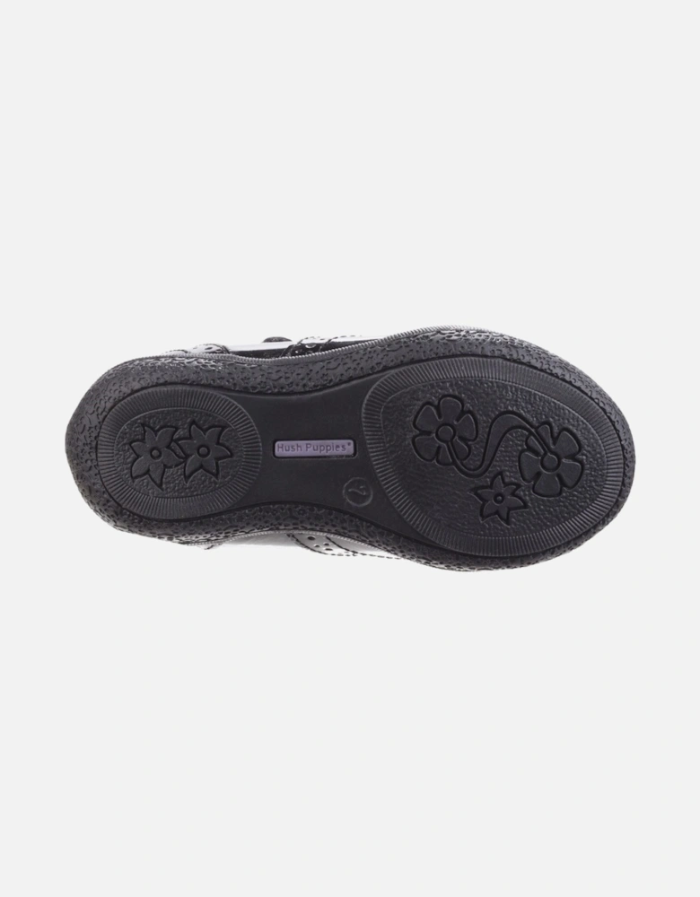 Rina Junior Patent Leather Girls's Patent Black Shoes
