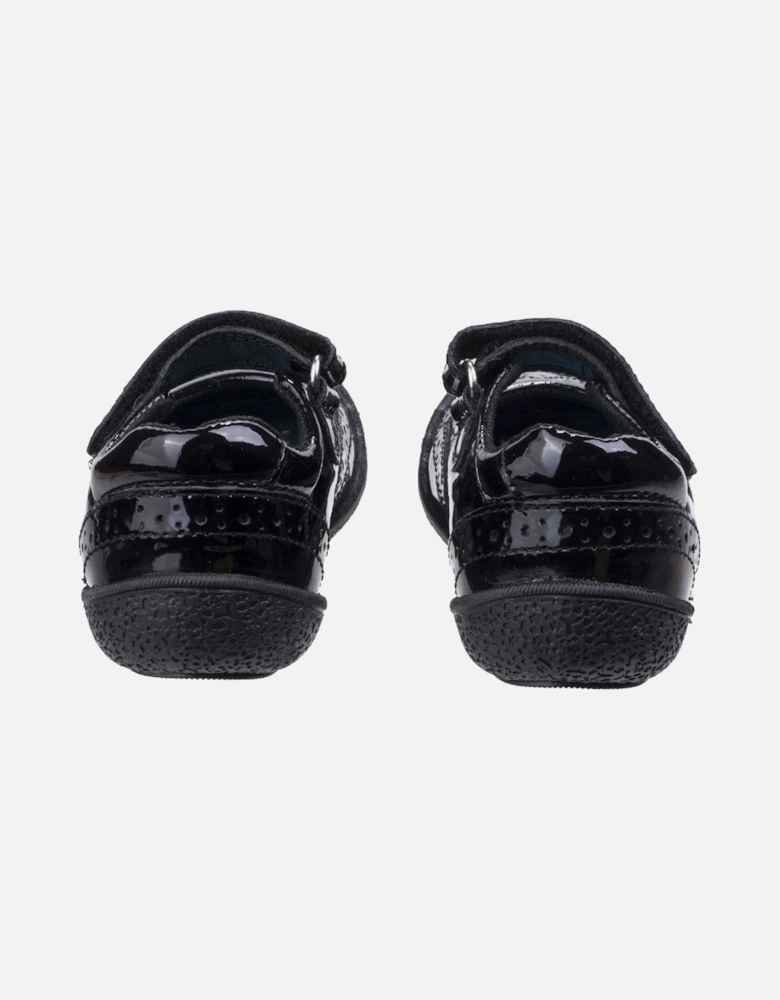 Rina Junior Patent Leather Girls's Patent Black Shoes