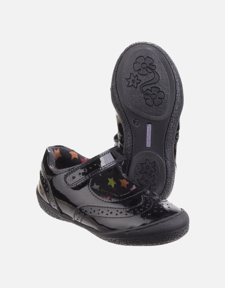 Rina Junior Patent Leather Girls's Patent Black Shoes