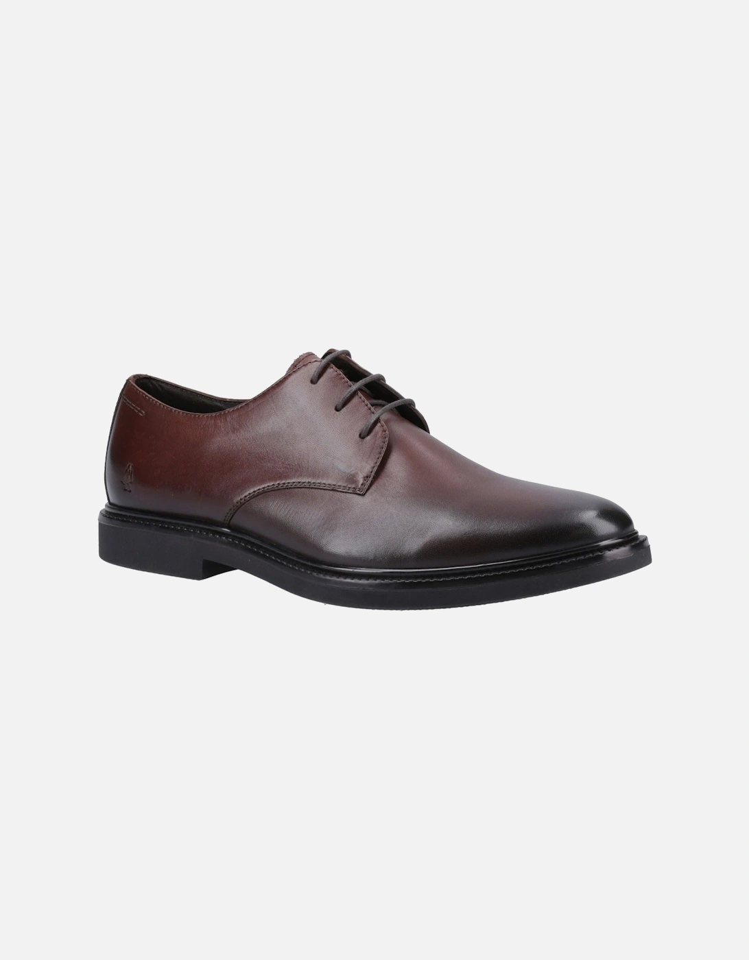 Hush Puppies Men's Brown Kye Leather Chocolate Lace-Up Shoes - Size 6 - Image 4