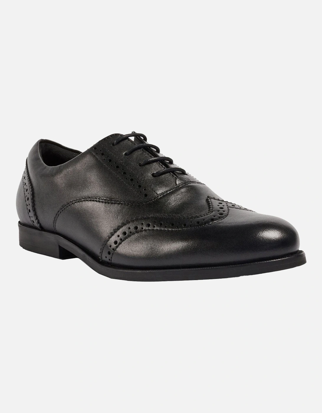 Lee Leather Girls's Black Loafers, 8 of 7