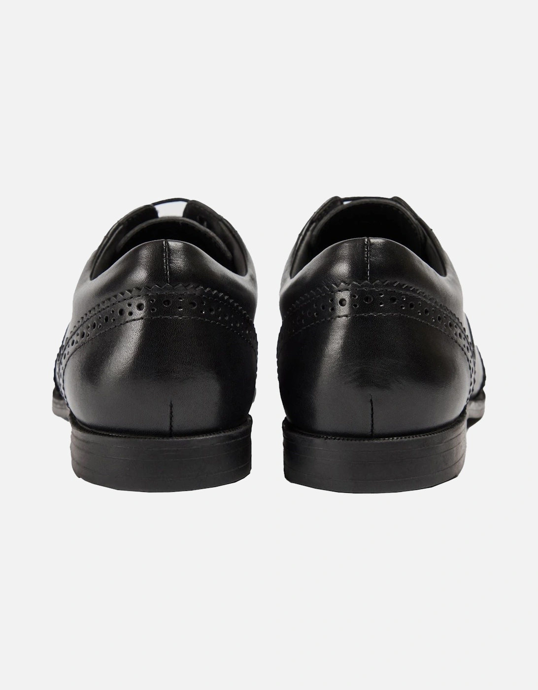 Lee Leather Girls's Black Loafers