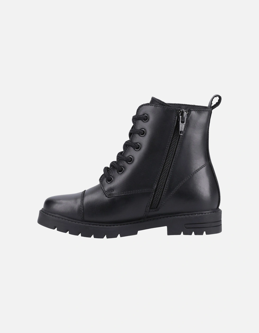 Lauren Senior Leather Girls's Black Boots
