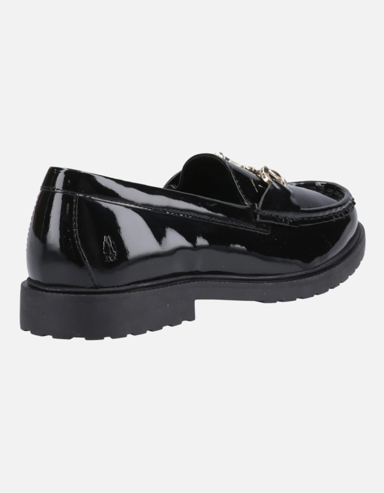Verity Patent Snaffle Leather Women's Black Loafers
